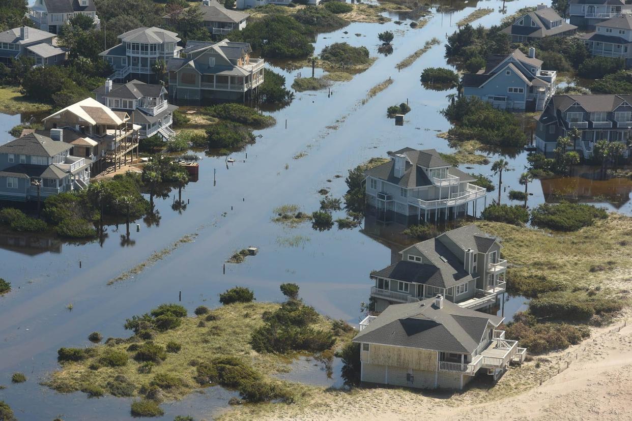 Bald Head Island suffered significant damage from Hurricane Florence, including flooding. [KEN BLEVINS/STARNEWS]