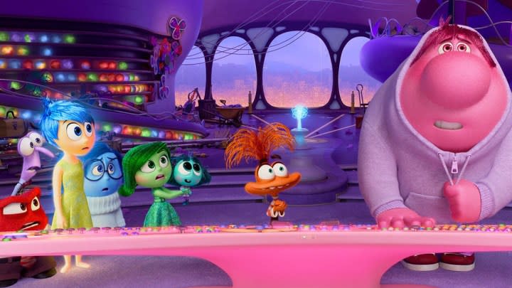 The old emotions meet the new emotions in Inside Out 2.