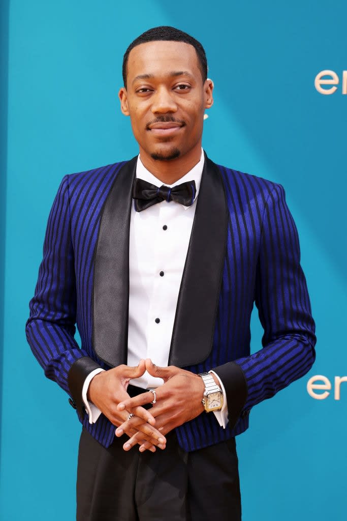 Tyler James Williams attends the “74th Emmy Awards” on Sept. 12, 2022 at the Microsoft Theater in Los Angeles (Photo by Mark Von Holden/NBC via Getty Images)