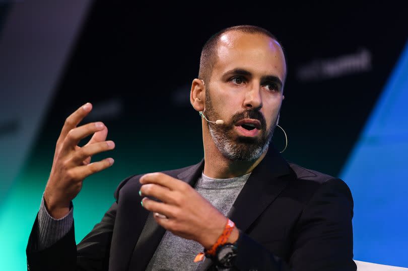 Pedro Marques, former Benfica technical director, on the SportsTrade Stage during the opening day of Web Summit 2019.