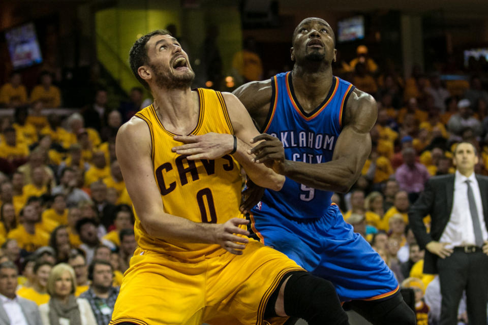 Kevin Love and Serge Ibaka stole headlines on Tuesday, and both stories might benefit the Raptors. (Getty Images)