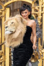 <p> Leave it to the Kardashian-Jenners that, for one second, people wondered—wait, is that an actual lion head Kylie Jenner is wearing?? It's not, of course. At Daniel Roseberry’s spring 2023 Haute Couture collection for Schiaparelli, the models walked with wildlife outfits (including leopard, wolf, and Irina Shayk in Kylie's lion dress). Kylie sat in the front row of the show—a little celebrity synergy there—and later took to Instagram to clarify that, contrary to popular opinion, those were not real animal heads: "Wow i loved wearing this faux art creation constructed by hand using manmade materials." </p>