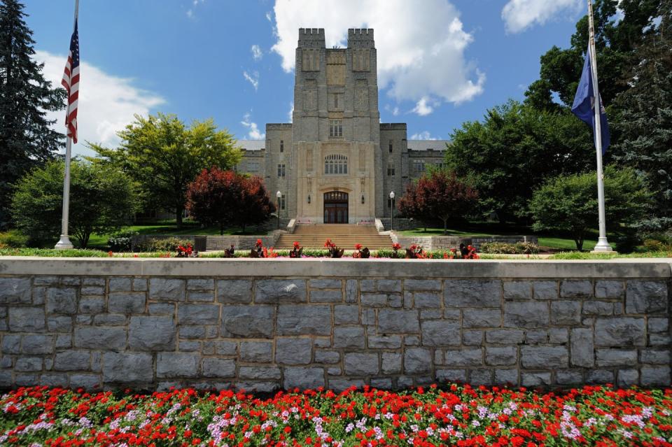 building on virginia tech campus