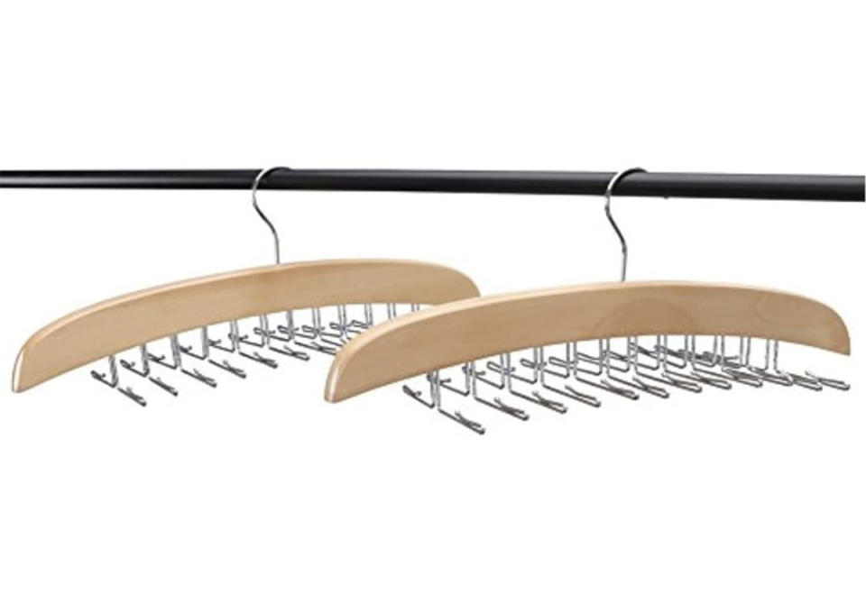 Adjustable 24 Belt/scarf Hanger (2-Pack), $39.99 from catch.com.au. Photo: Amazon.