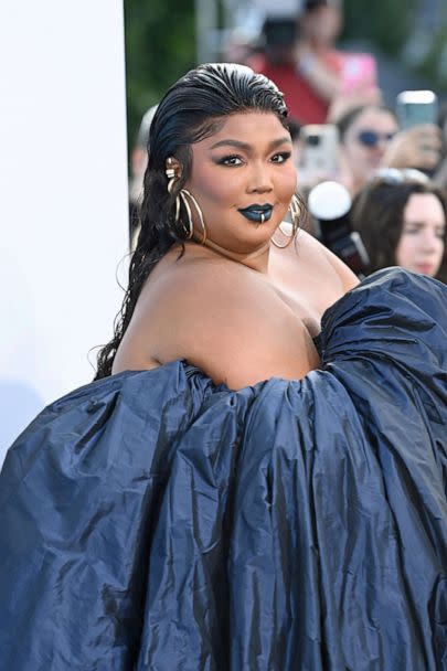 PHOTO: Lizzo attends the 2022 MTV VMAs on Aug. 28, 2022 in Newark, N.J.  (Doug Peters/PA Images via Getty Images)