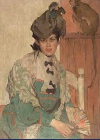 "Woman with a Monkey," by Springfield artist Ethel Mars will be displayed at the National Portrait Gallery as part of the exhibit "Brilliant Exiles: American Women in Paris, 1900-1939," which runs from April 26 through February 23, 2025.