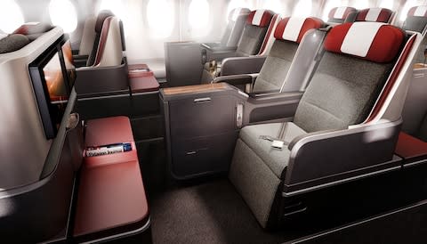 LATAM's business class cabins