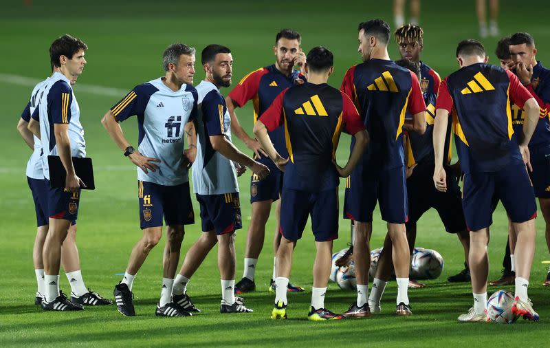 FOTO DE ARCHIVO: Selección española en Doha