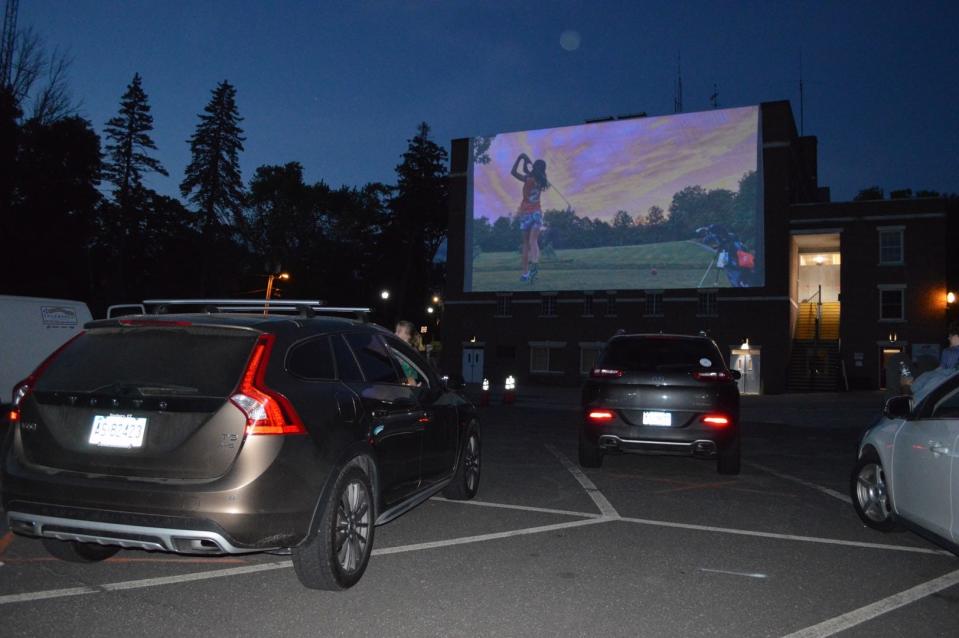 Edmond Town Hall's pop-up drive-in movie theater will deliver food directly to your car in order to ensure you stay safe in your vehicle.