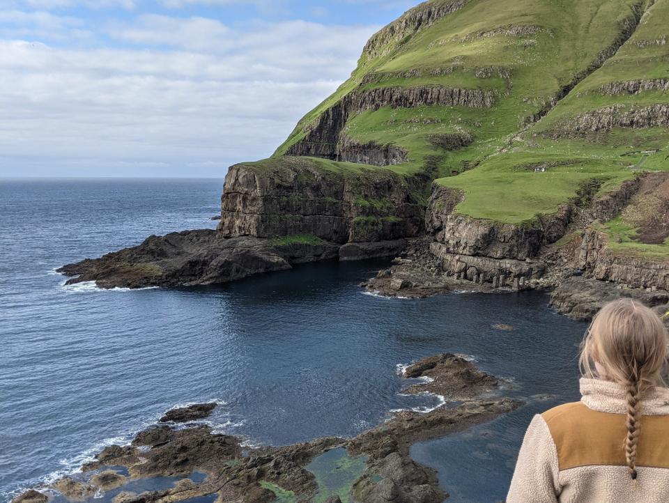 Katie Lockhart in the faroe islands