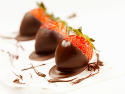 Chocolate-dipped strawberries