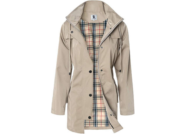 Flap Pocket Hooded Wrap Coat - Women - Ready-to-Wear