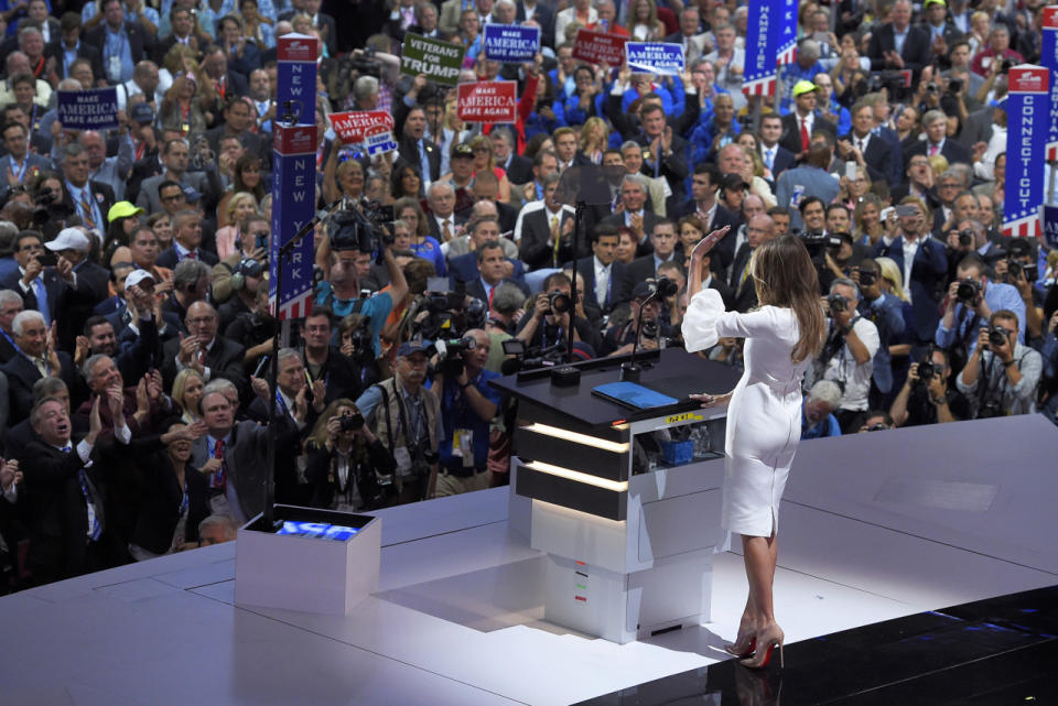 Melania Trump in the convention spotlight