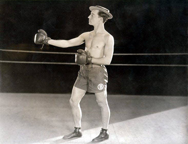 Buster Keaton stars in the boxing comedy 'Battling Butler' (1926), to be shown with live music on Wednesday, July 13 at 7 p.m. at the Leavitt Theatre, 259 Main St., Route 1, Ogunquit, Maine. Tickets $12 per person, general seating. For more info, call (207) 646-3123 or visit www.leavittheatre.com.