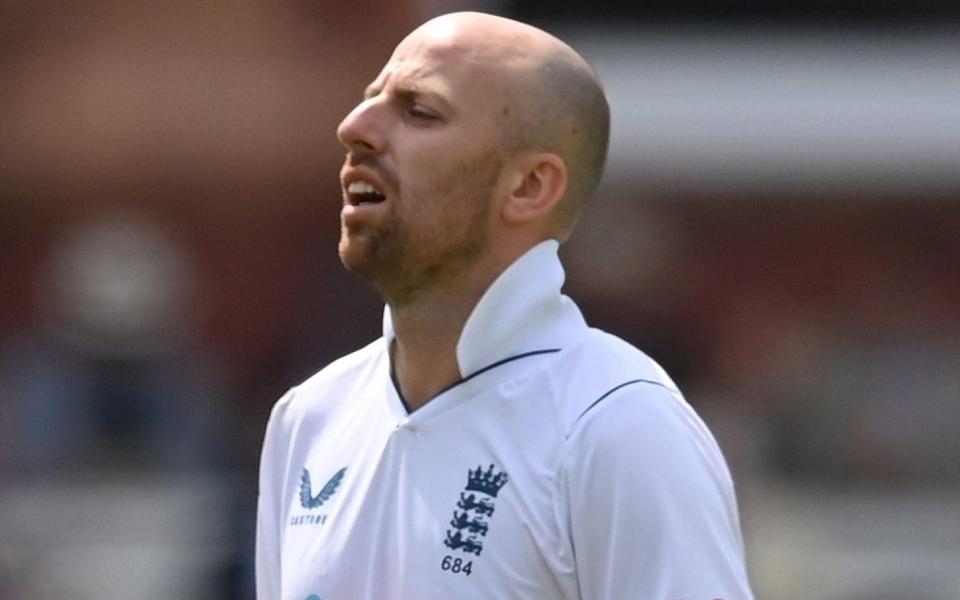 Jack Leach of England looks on during the third day of the Test between England and Ireland at Lord's Cricket Ground on June 03, 2023 - Ashes 2023: England vs Australia fixtures, start times and TV channel - Popperfoto/Philip Brown