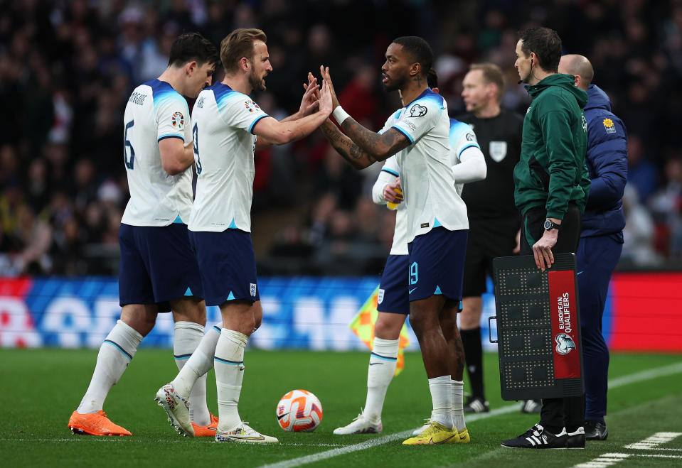 Toney勢成Kane最佳搭檔？(Photo by Eddie Keogh - The FA/The FA via Getty Images)