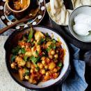 <p>Swap fresh spinach for the frozen kind and enjoy this filling, vibrant stew.</p><p><a class="link " href="https://www.redonline.co.uk/food/recipes/a501366/spiced-potato-chickpea-and-spinach-stew/" rel="nofollow noopener" target="_blank" data-ylk="slk:SEE THE FULL RECIPE HERE;elm:context_link;itc:0;sec:content-canvas">SEE THE FULL RECIPE HERE</a></p>