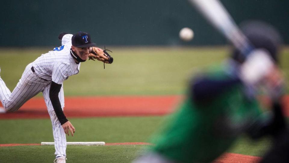 Timberline senior Carter Walsh is the only returning starter for the Wolves this spring.