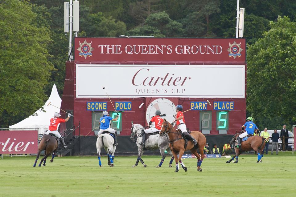 David Paradice’s Scone Polo & Andrey Borodin’s Park Place competing for the Queen's Cup