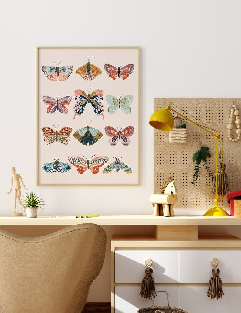 36) Boho Butterflies Printable Art