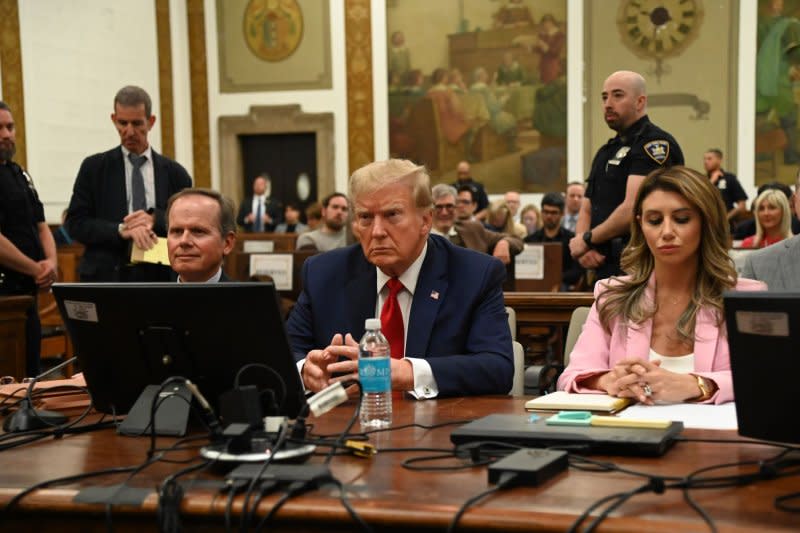 Donald Trump was back in court at his business fraud civil trial in New York Thursday. Judge Arthur Engoron has already found Trump committed fraud, partially granting a summary motion from New York Attorney General Letitia James. The defense is calling witnesses in the case as remaining issues in the trial are decided. Photo by Louis Lanzano/UPI