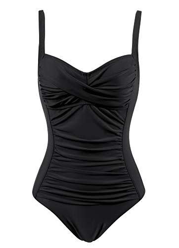 Shirred One-Piece Swimsuit