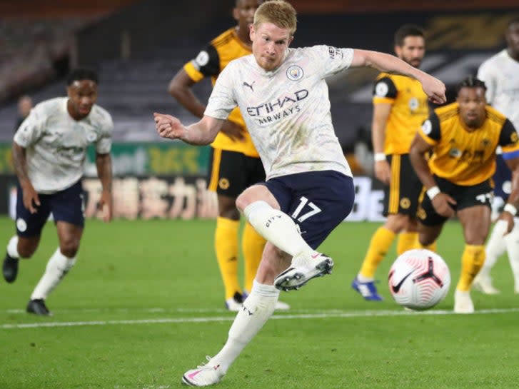 De Bruyne scored City's opener (Getty Images)