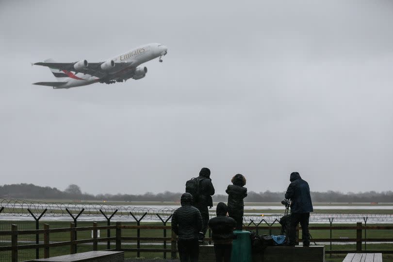 A number of flights are facing delays at Manchester Airport today