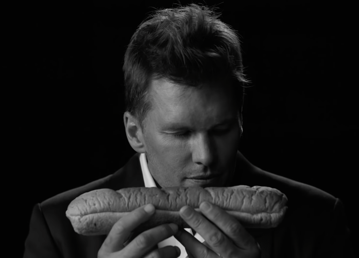 Screenshot of Tom Brady's Subway commercial.