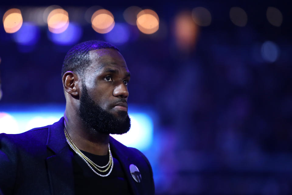 The Nike film narrated by LeBron James is meant to inspire during the COVID-19 pandemic. ( Ezra Shaw/Getty Images)