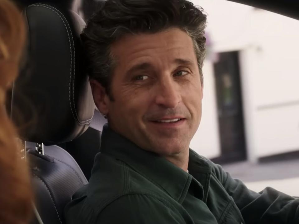 Patrick Dempsey as Robert in the first trailer for "Disenchanted."