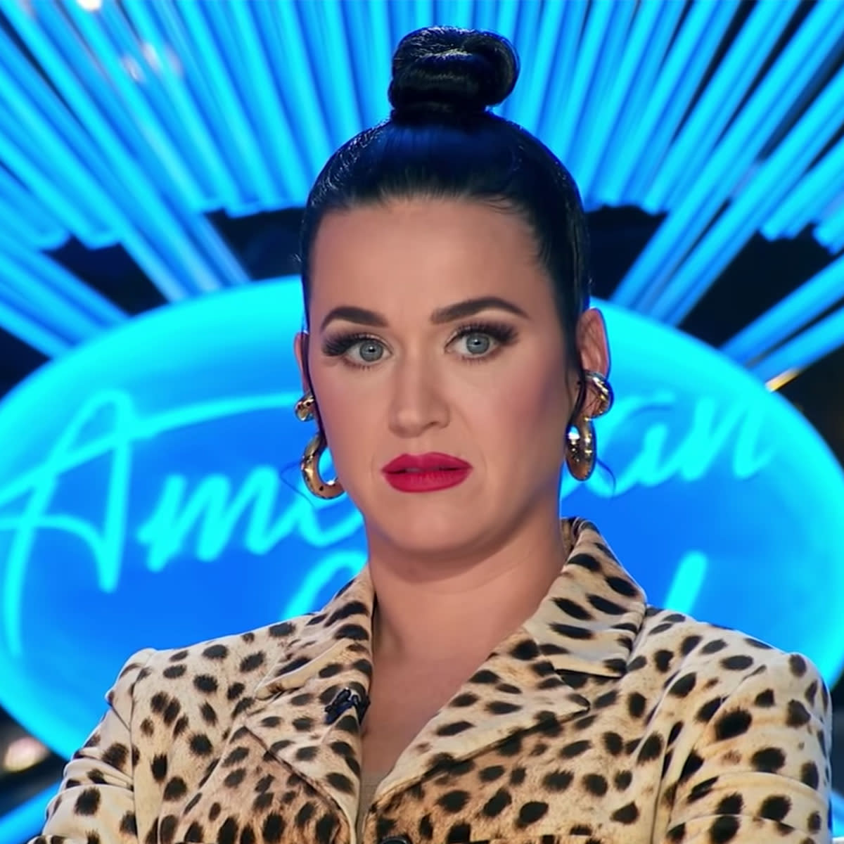 Katy Perry black hair American Idol