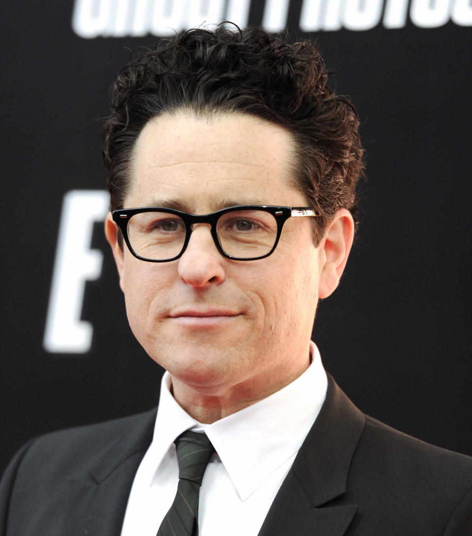 FILE - This Dec. 19, 2011 file photo shows producer J.J. Abrams attending the U.S. premiere of "Mission: Impossible - Ghost Protocol," at the Ziegfeld Theatre in New York. Abrams' latest series, "Revolution," tells of a world 15 years after the world inexplicably suffers a power outage. Every gadget, light source, communications means and motor vehicle is the victim of a seemingly permanent blackout. It airs Mondays at 10 p.m. EDT on NBC. (AP Photo/Evan Agostini, file)