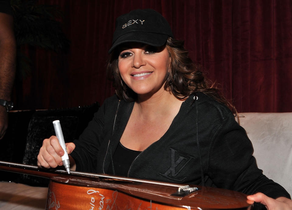 Singer Jenni Rivera attends the 11th Annual Latin GRAMMY Awards Univision Radio Remotes Day 3 at Mandalay Bay Events Center on November 10, 2010 in Las Vegas, Nevada.