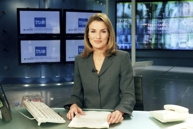 Letizia Ortiz trabajó como periodista y presentadora de ciclos informativos