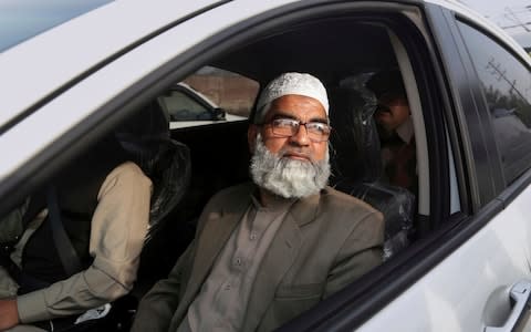 Mohammed Amin, father of seven year-old Zainab Ansari, was in court to hear his daughter's killer sentenced on Saturday - Credit: K.M. Chaudary/AP