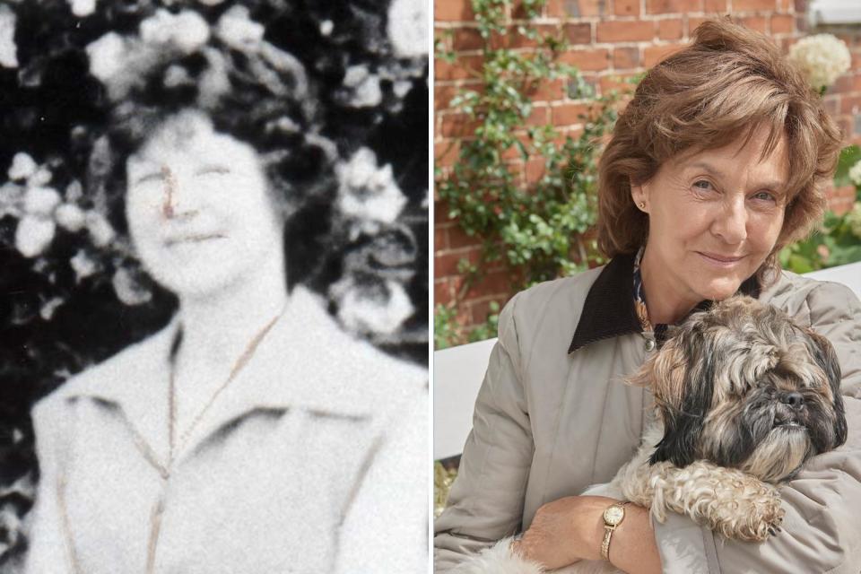 June Bamber (left) and Amanda Burton as June (right)