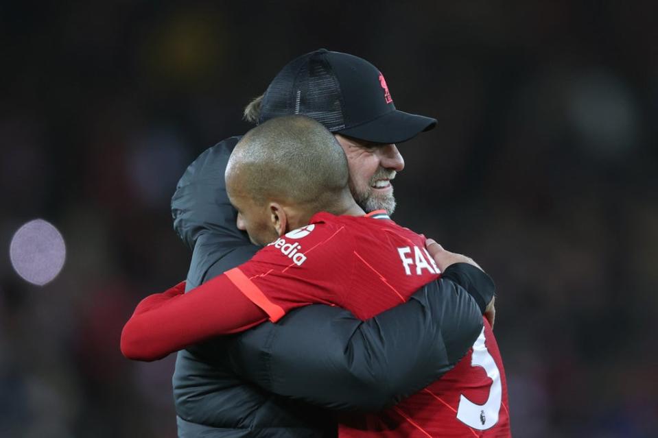 Fabinho controlled midfield in Liverpool’s easy 4-0 win on Merseyside (Getty Images)