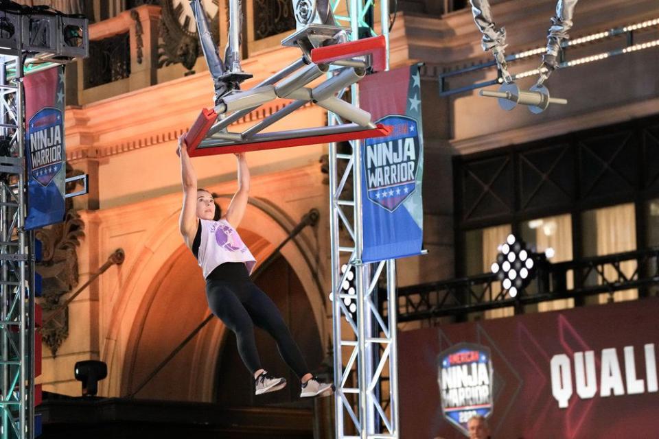 Anna McArthur competes on “American Ninja Warrior.” | Elizabeth Morris, NBC