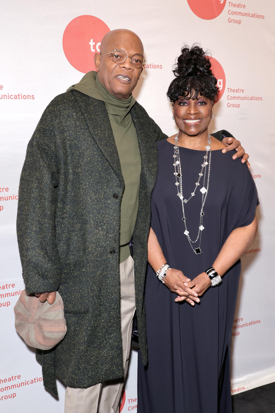 Samuel L. Jackson and LaTanya Richardson on the red carpet