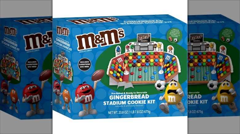 m&m's gingerbread stadium kit