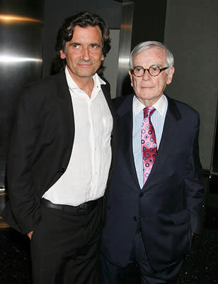 Director Griffin Dunne and Dominick Dunne at the Los Angeles premiere of Autonomous Films' Fierce People