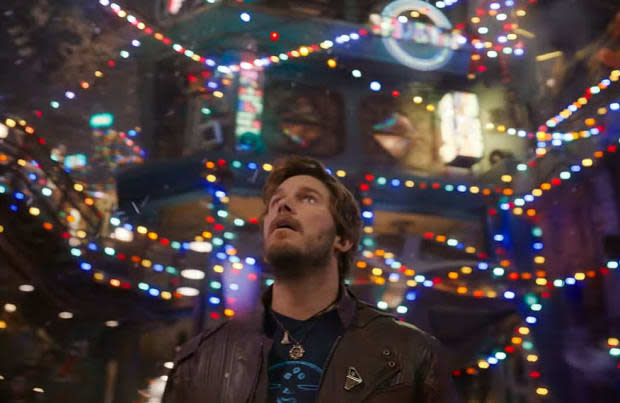 <em>Chris Pratt as Peter Quill/Star-Lord in "The Guardians of the Galaxy Holiday Special"</em><p>Marvel Studios/Disney</p>