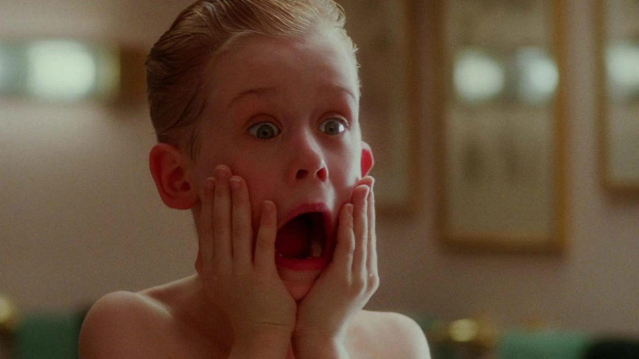  Macaulay Culkin in Home Alone. 