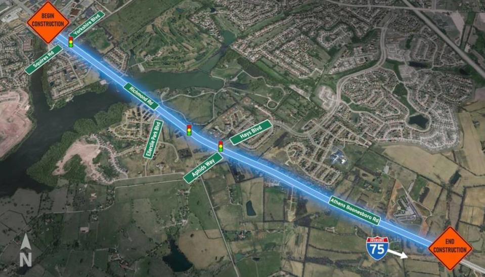 The Kentucky Transportation Cabinet has proposed a new construction project which would implement restricted crossing U-turns at several intersections in the Richmond Road and Athens Boonesboro corridor.