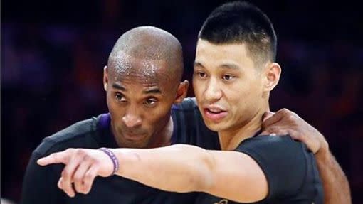 林書豪與Kobe Bryant。（圖／翻攝自林書豪 IG）