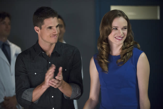 Amell/Panabaker circa Season 1 - Credit: The CW