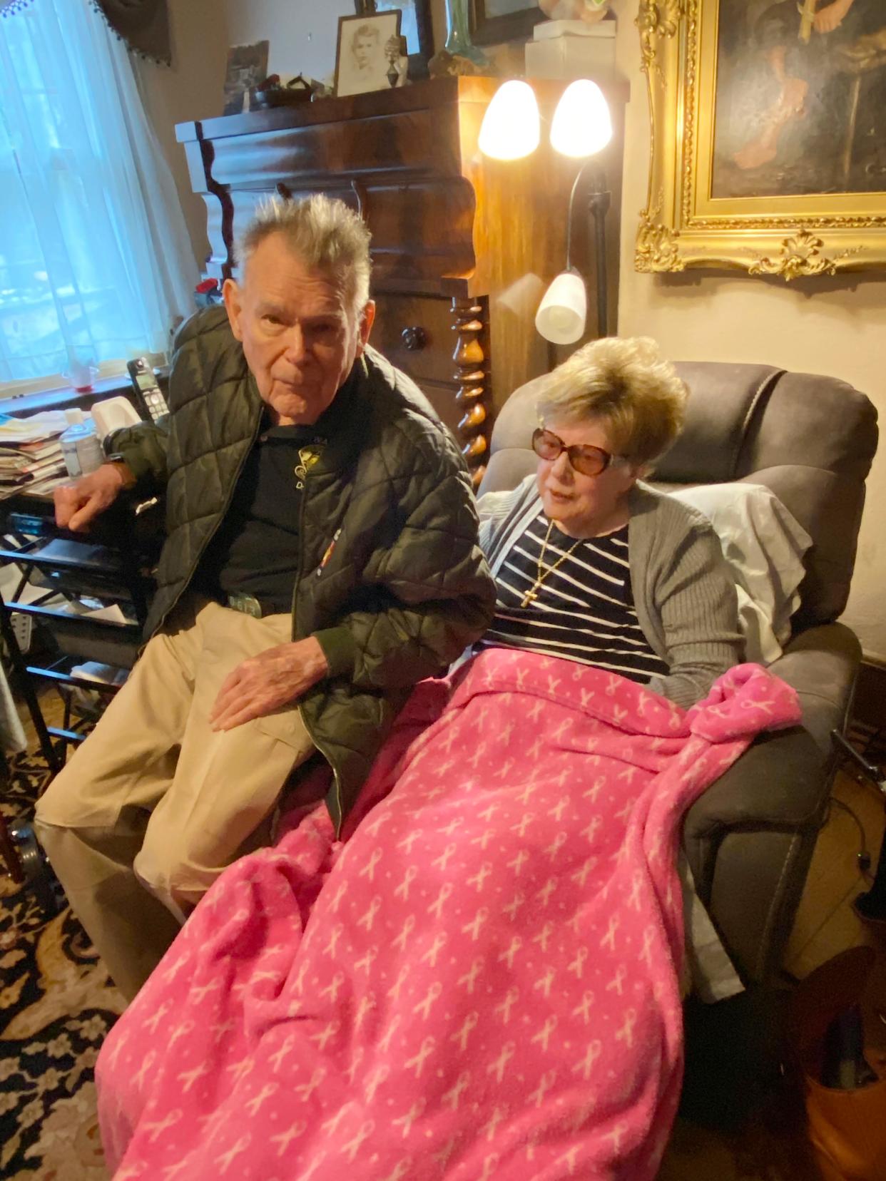 Bill and Christina Wise are shown at their DeKalb County home that overlooks the waters of Little River.