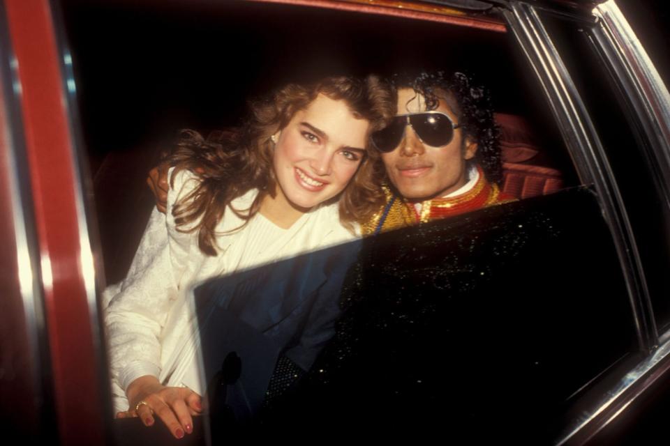 Brooke Shields and Michael Jackson (Photo by Barry King/WireImage)