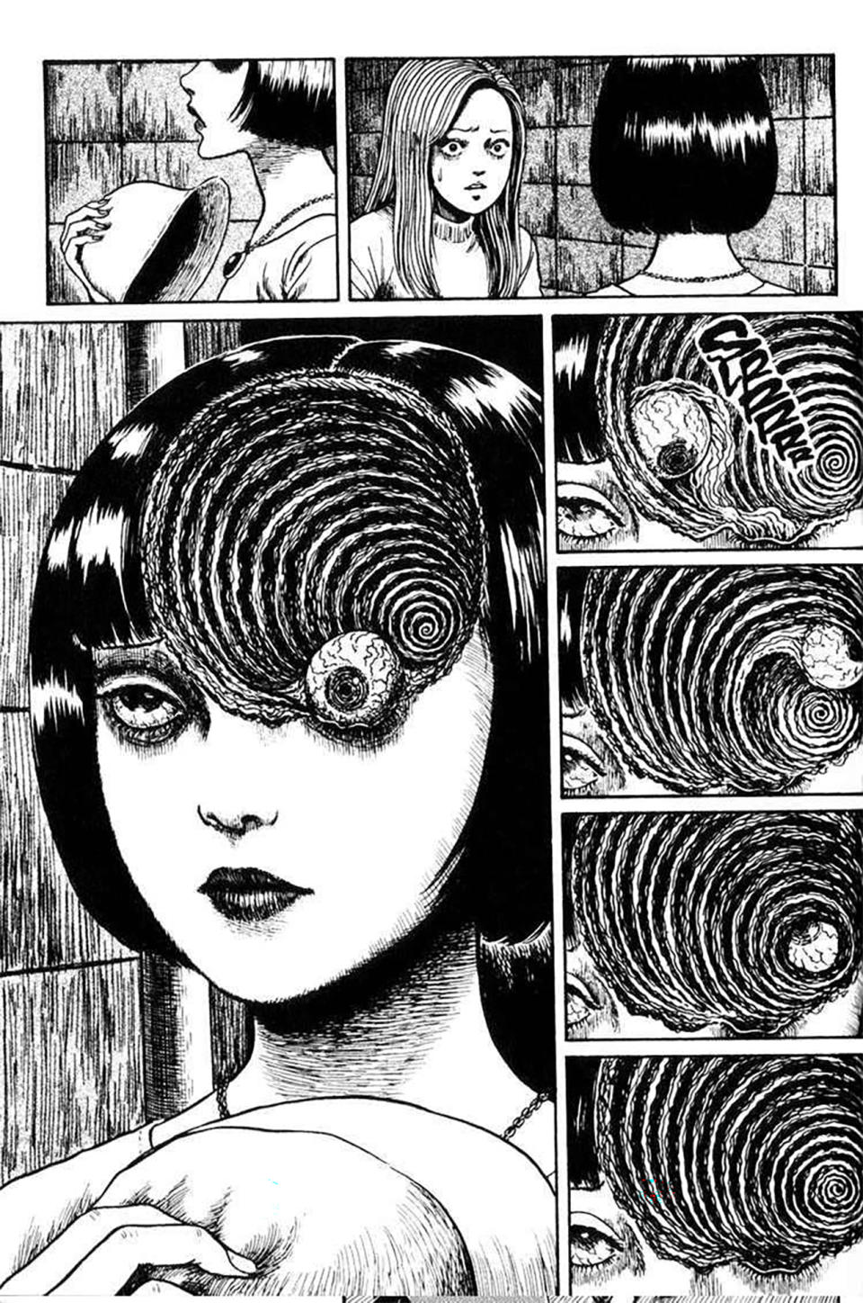 Uzumaki art by Junji Ito